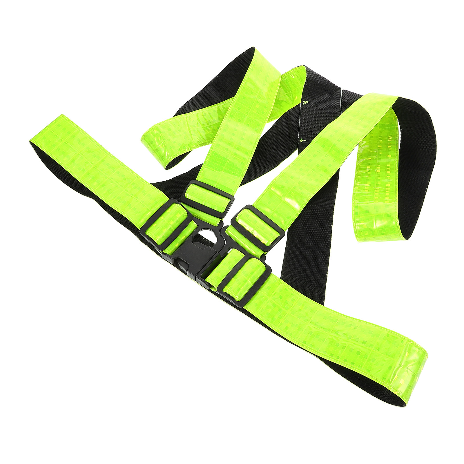 Running Visibility Gear - เสื้อกั๊กสะท้อนแสงสำหรับวิ่งกลางคืน อุปกรณ์เพื่อความปลอดภัยในการทำกิจกรรม ปรับได้ มองเห็นได้ชัดเจน เหมาะสำหรับปั่นจักรยาน วิ่งจ็อกกิ้ง