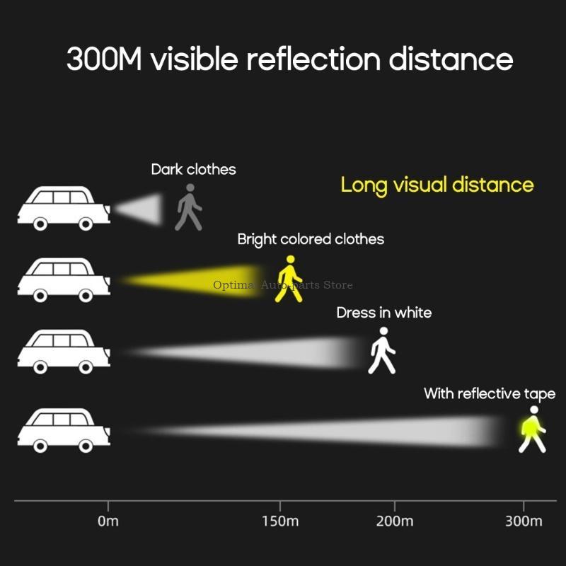 Running Visibility Gear - ข้อมือสะท้อนแสง อุปกรณ์วิ่งแบบสะท้อนแสง วิ่งแถบสะท้อนแสงสำหรับนักปั่นจักรยาน