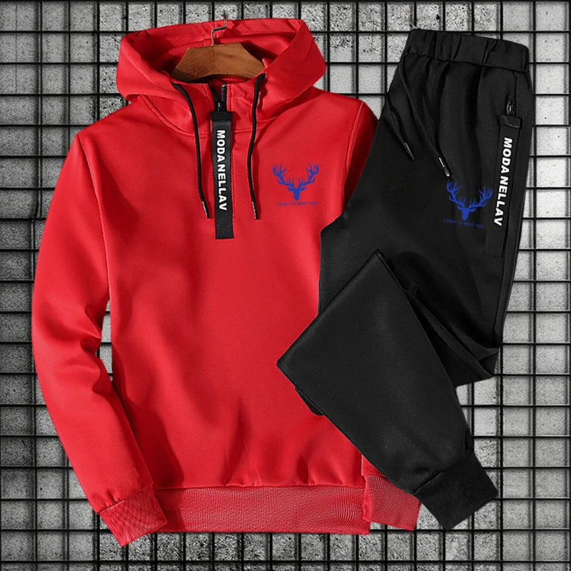 ชุดเซ็ตผู้ชาย/เสื้อฮู้ด/กางเกง - Joggers Pants บทวิจารณ์และราคา