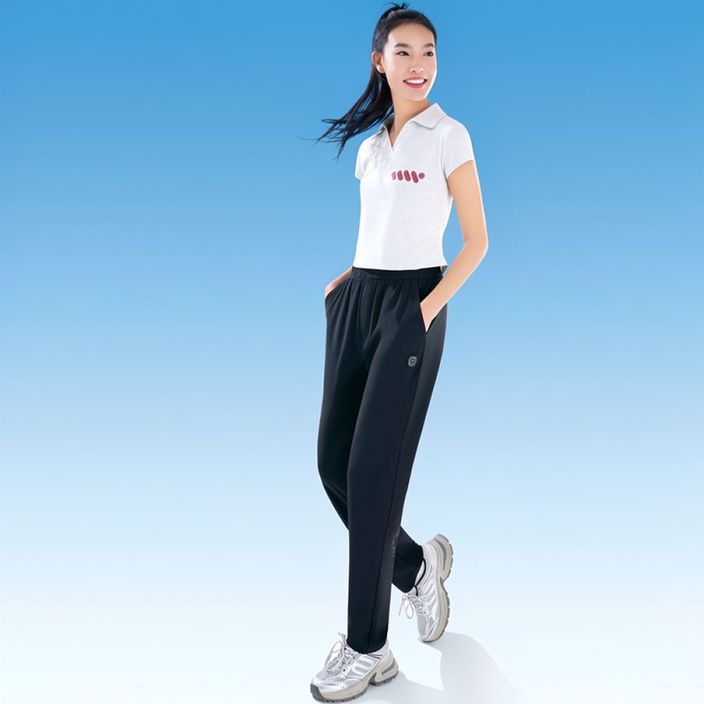กางเกงขายาวทรงตรงเอวสูง ทรงหลว - Running Gear Junior บทวิจารณ์และราคา