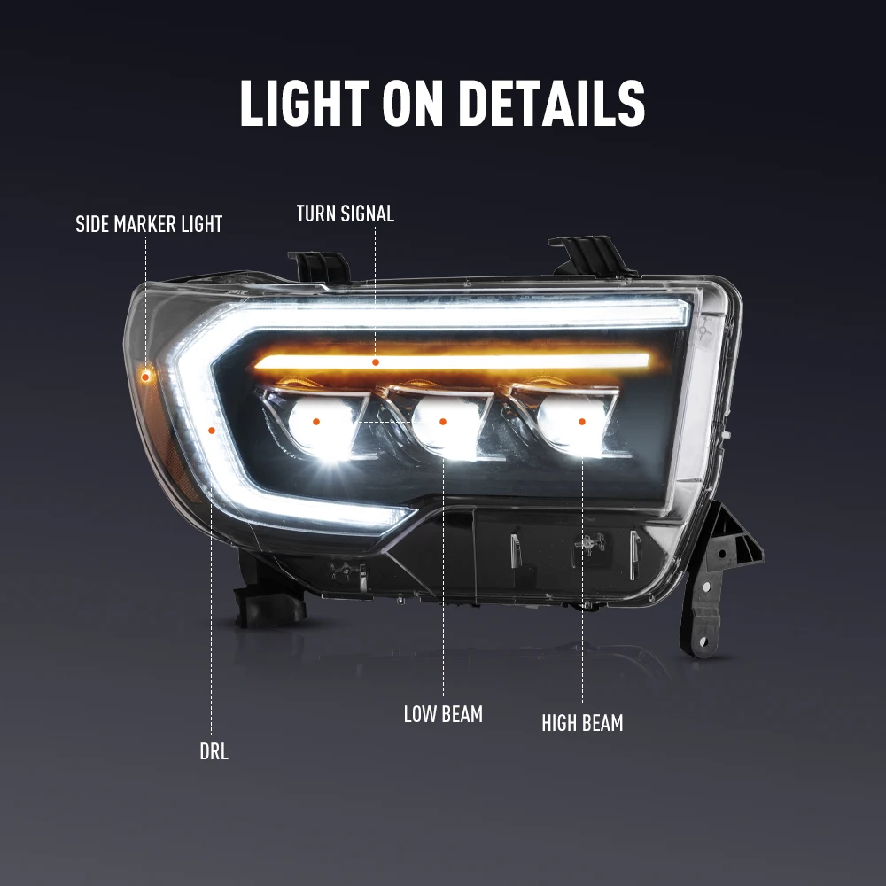 ไฟหน้าแต่งรถยนต์สำหรับ Toyota  - Running Headlamp บทวิจารณ์และราคา