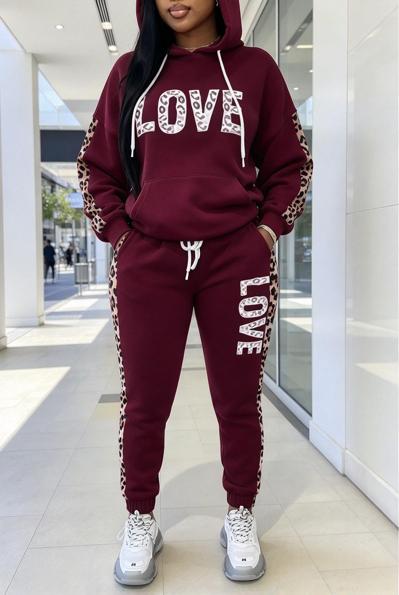 ชุดวอร์มผู้หญิงลายตัวอักษรผสมล - Joggers Pants บทวิจารณ์และราคา