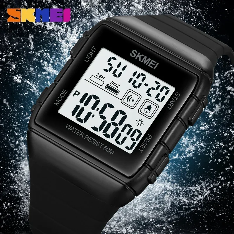 SKMEI นาฬิกาข้อมือ1960ไฟ LED,  - Running Watch บทวิจารณ์และราคา