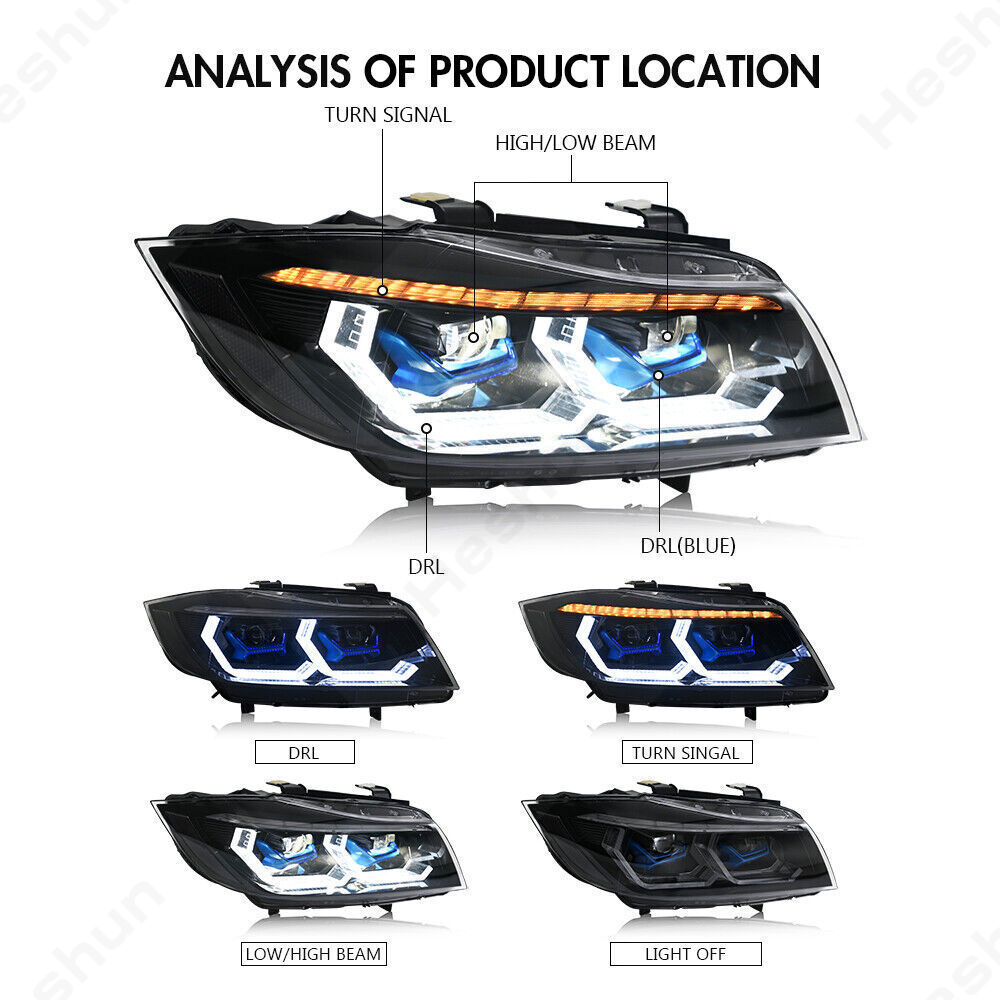 LED ใหม่ M4 สไตล์ไฟหน้าสําหรับ - Running Headlamp บทวิจารณ์และราคา